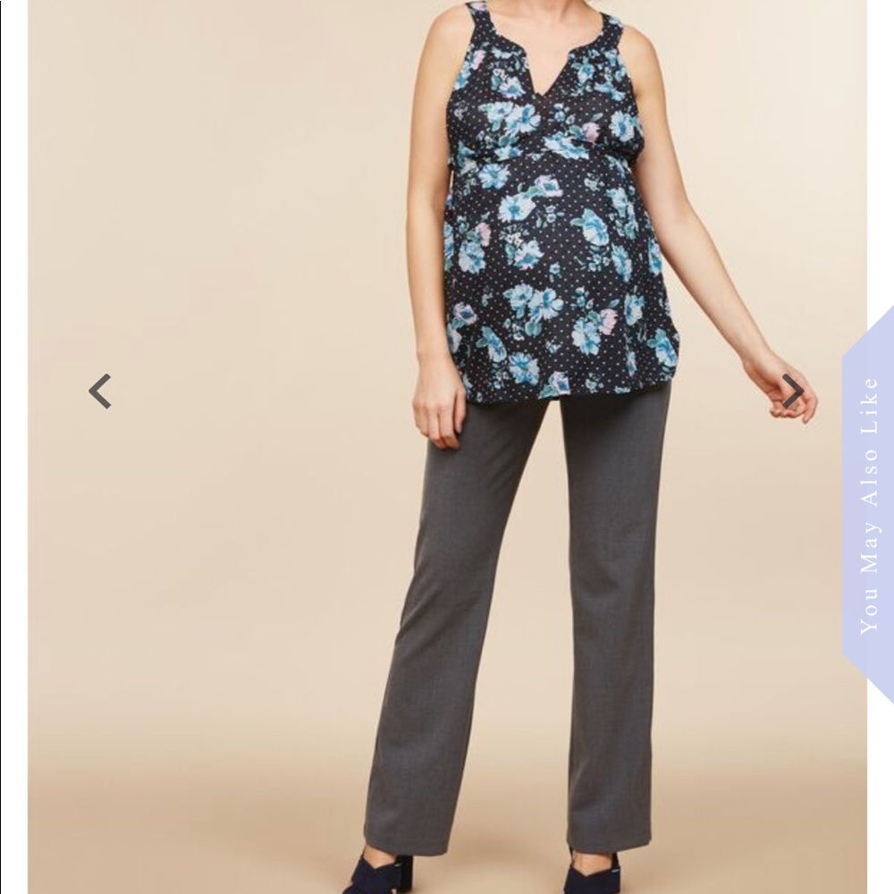 The Zelie Secret Fit Straight Leg Maternity Pants